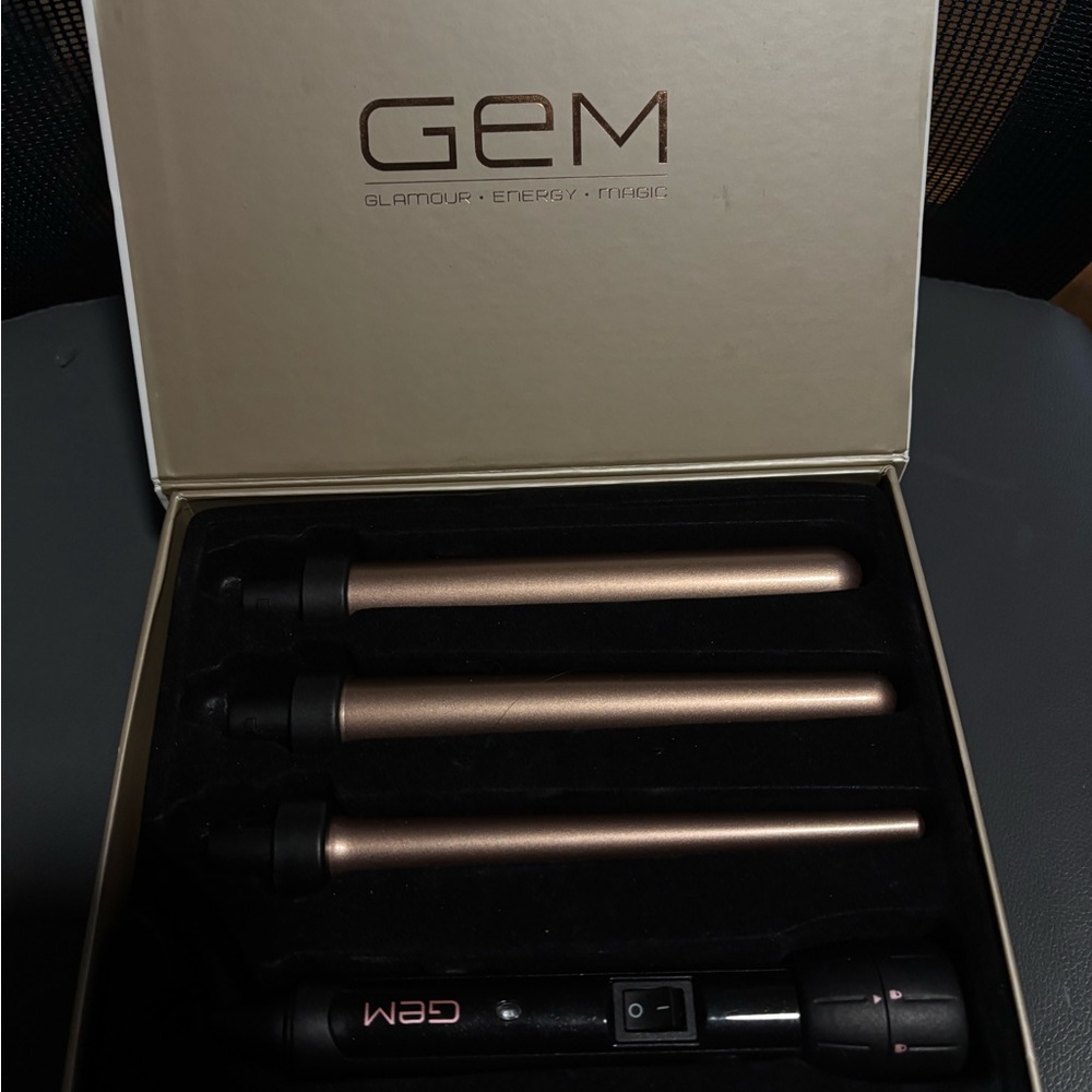GEM Curling Wand Set - Rose Gold